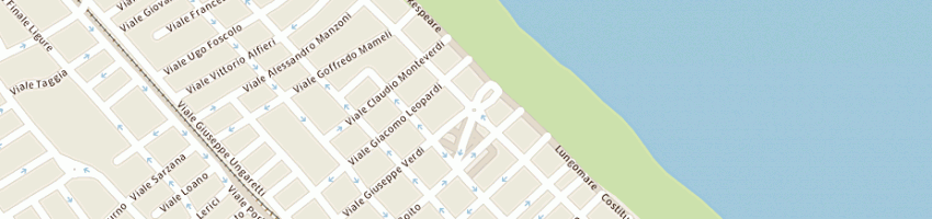 Mappa della impresa residence tulipano srl a RICCIONE