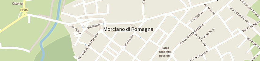 Mappa della impresa magazzino vendita generi monopolio a MORCIANO DI ROMAGNA
