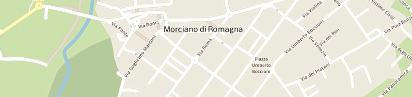 Mappa della impresa dama di andruccioli mario a MORCIANO DI ROMAGNA