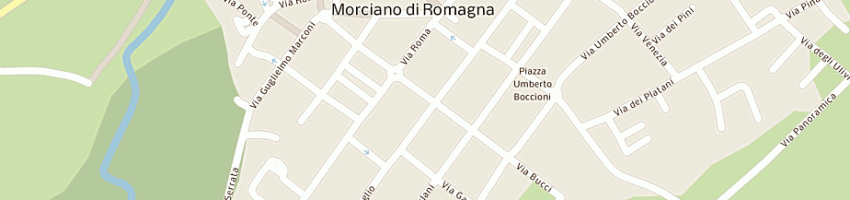 Mappa della impresa confiance sas di bagnolini giannina e c a MORCIANO DI ROMAGNA