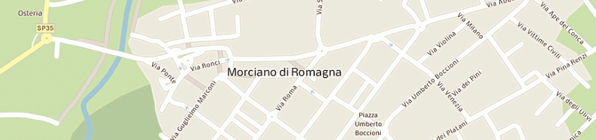 Mappa della impresa vico alessandro a MORCIANO DI ROMAGNA