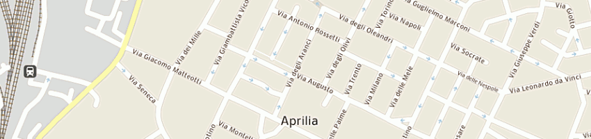 Mappa della impresa coccole di davi moira a APRILIA