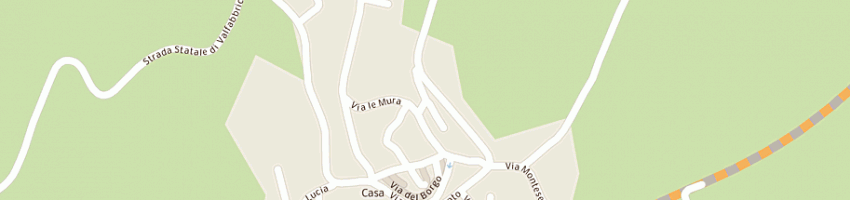Mappa della impresa ristorante villa verde di niscio pierluigi a VALFABBRICA