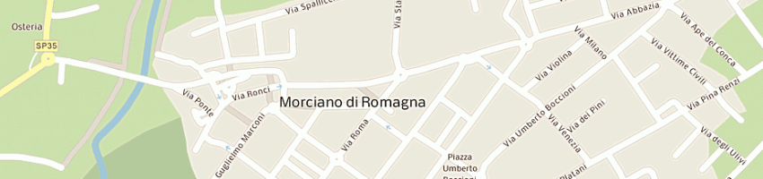 Mappa della impresa guagneli martino di guagneli graziano e gualtiero e csnc a MORCIANO DI ROMAGNA
