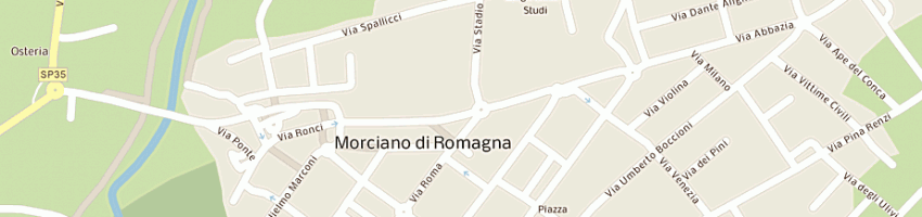 Mappa della impresa moroni silvano a MORCIANO DI ROMAGNA