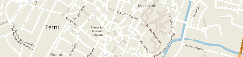 Mappa della impresa cet di d'andreis mauro a TERNI