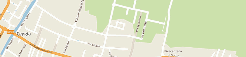 Mappa della impresa colosso luigino a CEGGIA