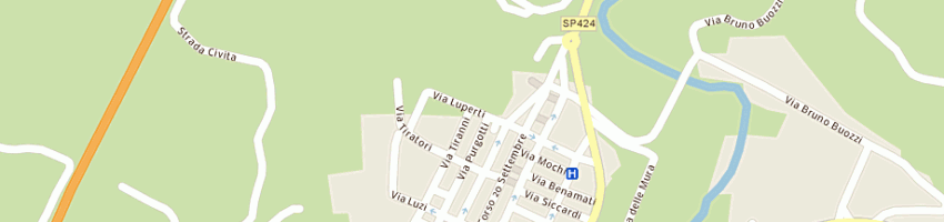 Mappa della impresa fiorucci ubaldo a CAGLI
