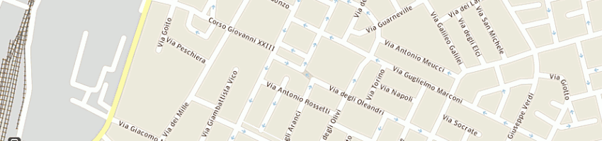 Mappa della impresa ottica mantovani srl a APRILIA