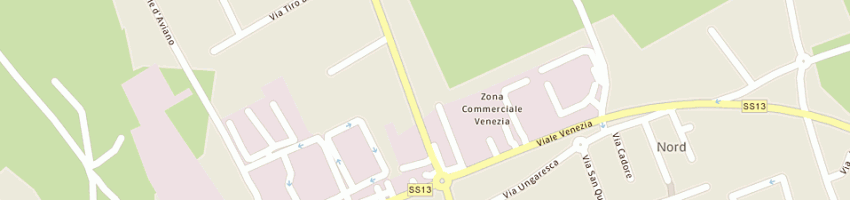 Mappa della impresa magagnin e figli (snc) a PORDENONE