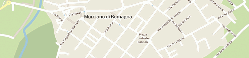 Mappa della impresa sanitaria sanabella di coco anna maria a MORCIANO DI ROMAGNA