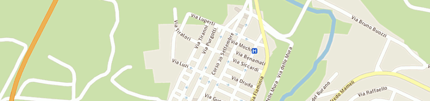 Mappa della impresa agapanti giuseppe a CAGLI