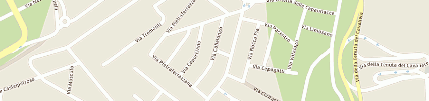 Mappa della impresa tiburzi alberto a ROMA