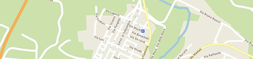 Mappa della impresa paradisi roberto a CAGLI