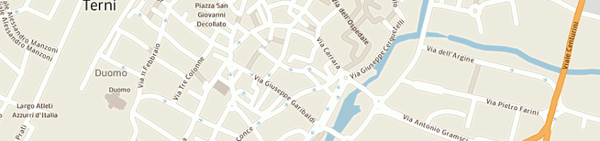 Mappa della impresa commissari aldo a TERNI