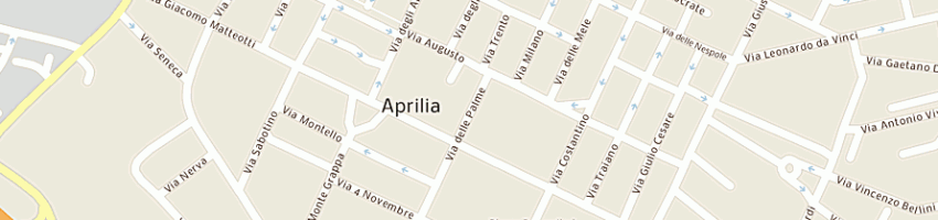 Mappa della impresa comune di aprilia a APRILIA