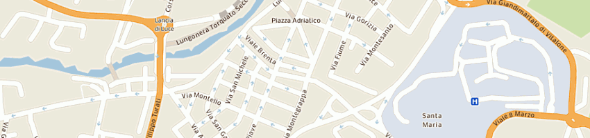 Mappa della impresa albergo brenta a TERNI