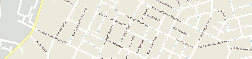 Mappa della impresa billy's bones di grillo andrea a APRILIA