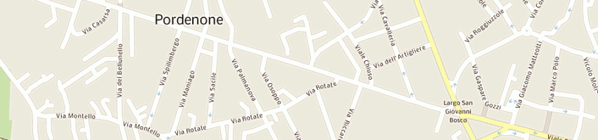 Mappa della impresa franzolini giuseppe a PORDENONE