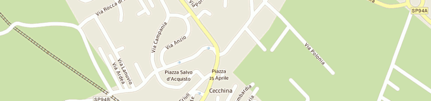 Mappa della impresa alimentari marchettisnc di marchetti laura a c a ALBANO LAZIALE