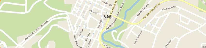 Mappa della impresa nuova rce srl a CAGLI