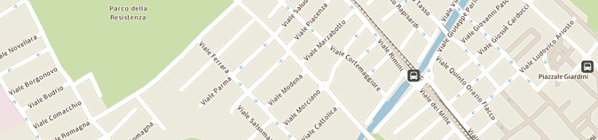 Mappa della impresa vergari luciano a RICCIONE