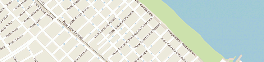 Mappa della impresa isabella di pericoli isabella a RICCIONE