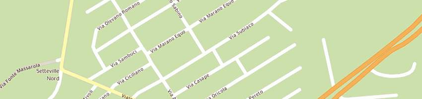 Mappa della impresa palmigiano domenico a GUIDONIA MONTECELIO