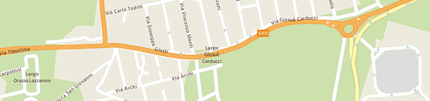 Mappa della impresa ricambi auto setteville-srl societa a responsabilita limitata a GUIDONIA MONTECELIO