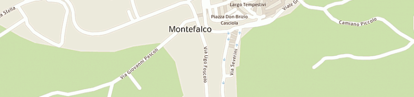 Mappa della impresa cs vernici sas di caporicci riccardo e c a MONTEFALCO