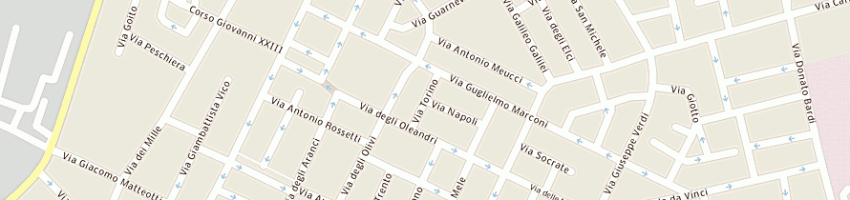 Mappa della impresa ristorante l'escargot sas di favale m e c a APRILIA