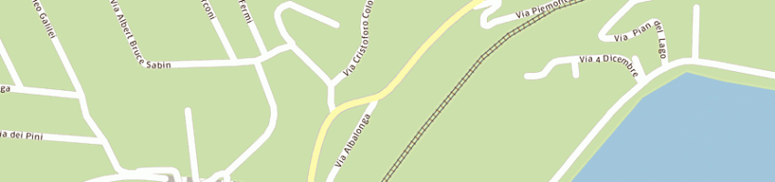 Mappa della impresa cen inter villa delle rose a CASTEL GANDOLFO
