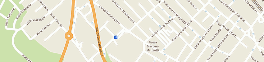 Mappa della impresa a immobiliare srl a RICCIONE