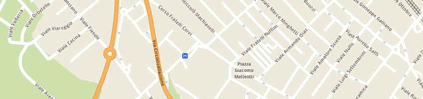 Mappa della impresa e-net srl a RICCIONE