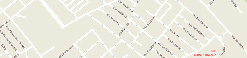 Mappa della impresa ristorante fontana candida snc di coccia settimio e c a ROMA