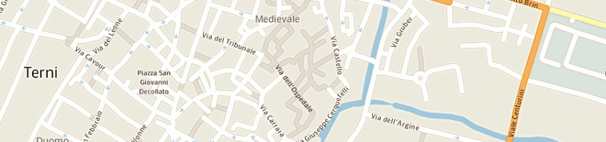 Mappa della impresa commissari maurizio a TERNI