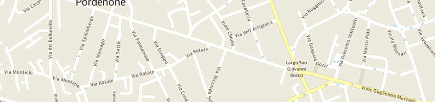 Mappa della impresa aurora (sas) a PORDENONE