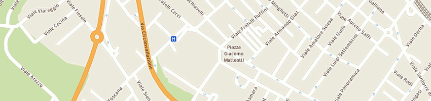 Mappa della impresa comune di riccione a RICCIONE