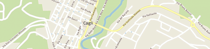 Mappa della impresa martinelli elio a CAGLI