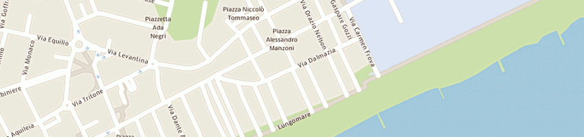 Mappa della impresa albergo adria a IESOLO