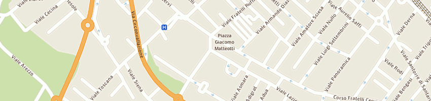 Mappa della impresa erreffe 2005 srl a RICCIONE