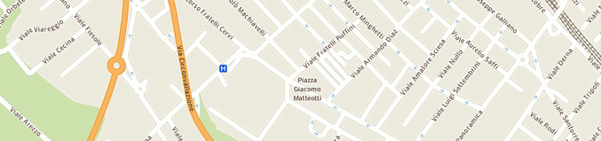 Mappa della impresa media ingross snc di montebelli a RICCIONE