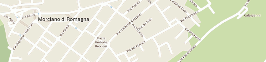 Mappa della impresa carabinieri a MORCIANO DI ROMAGNA