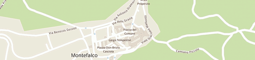 Mappa della impresa coccorone tradizione vini a MONTEFALCO