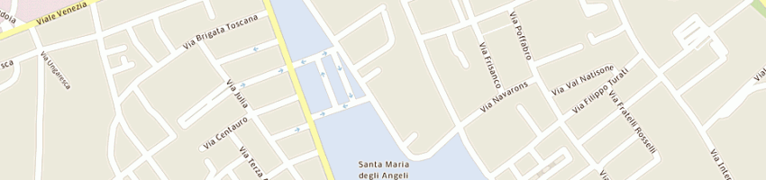 Mappa della impresa pompe funebri associate 'san marco' di tolusso enrico e c snc a PORDENONE