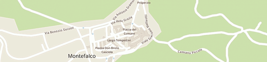 Mappa della impresa parrucchiera nadia a MONTEFALCO