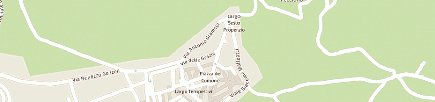Mappa della impresa azienda usl n3 a MONTEFALCO