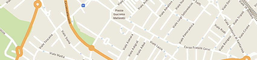Mappa della impresa azienda unita' sanitaria locale rimini a RICCIONE