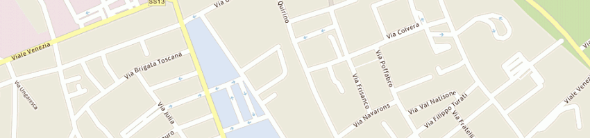 Mappa della impresa bianco bruno a PORDENONE