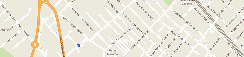 Mappa della impresa miramare sas di quilichini antonio a RICCIONE
